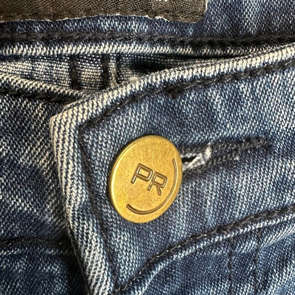 Public Record Skinny Fit Jeans Big Boy 14‎ XL Ripped Blue Medium Wash - Picture 7 of 10